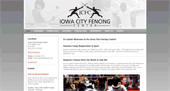 Desktop Screenshot of iowacityfencingcenter.com